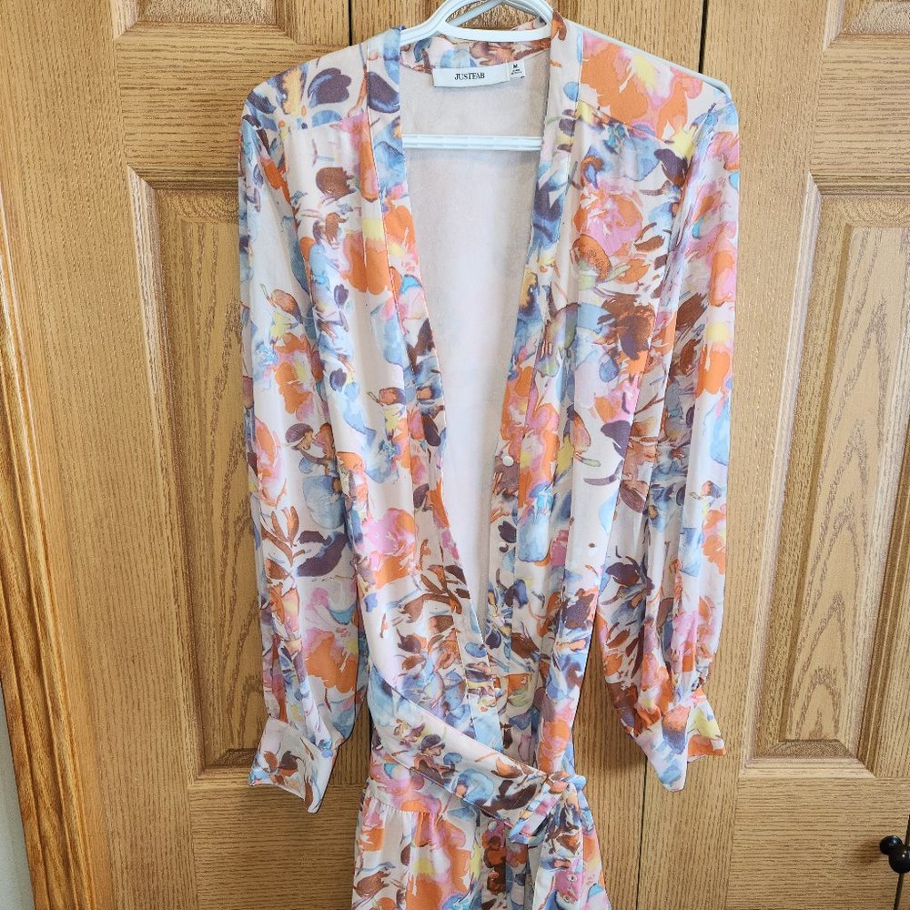 Floral Button down dress